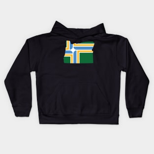 Portland Flag Kids Hoodie